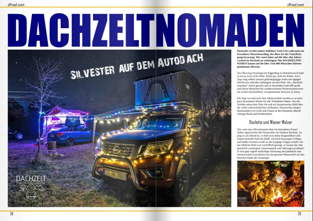 DACHZELT SILVESTER CAMP 2019/ 2020