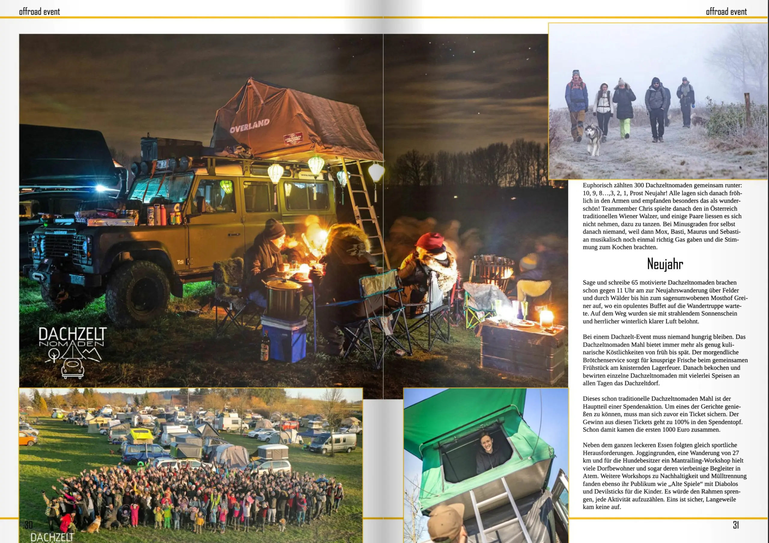 DACHZELT SILVESTER CAMP 2019/ 2020