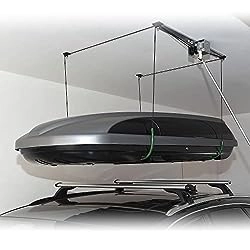 GEIGER ANTRIEBSTECHNIK Auto Kfz Dachboxenlift Dachboxlift Dachbox Dachboxen Deckenlift Garagenlift Carportlift Dachboxenhalter Deckenhalter mit Kurbel bis 100kg Traglast