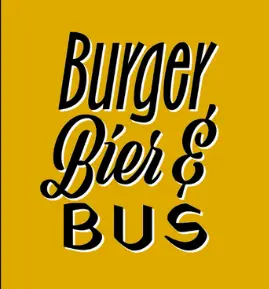 logo burger bier bus treffen