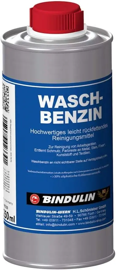 Waschbenzin 250 ml Flasche inkl. Microfasertuch von E-Com24