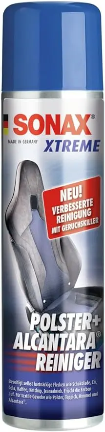 SONAX XTREME Polster+AlcantaraReiniger (400 ml) Polsterreiniger reinigt gründlich & schonend alle Textilien im Innenraum,