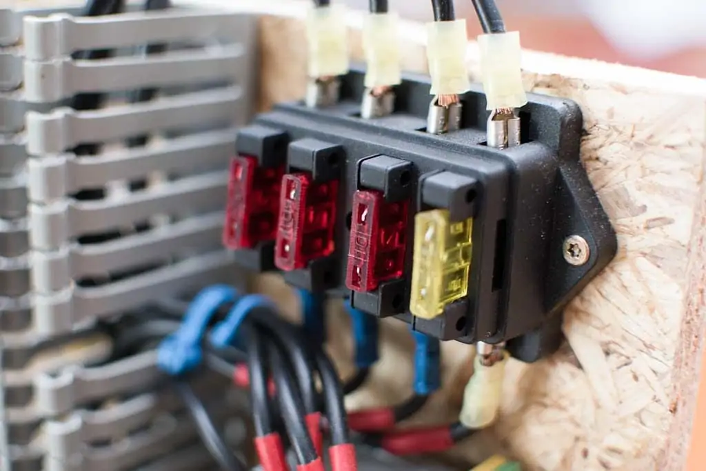 Sicherungshalter auf Elektronikboard