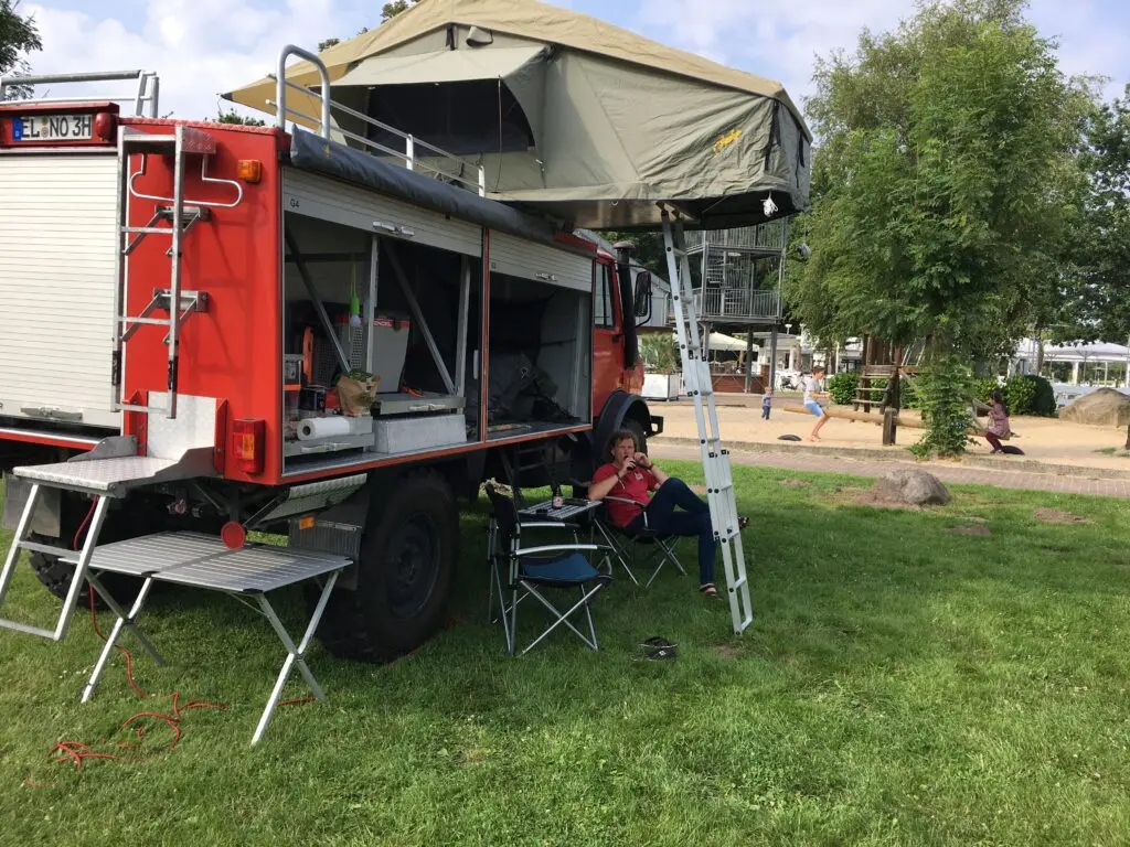 Norberts Unimog mit Gordigear Plus 140