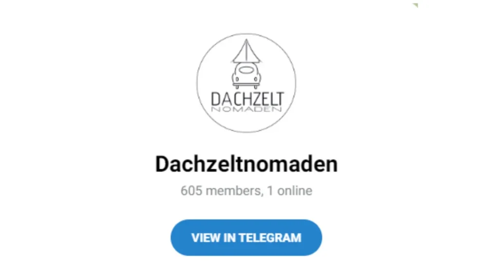 Dachzeltnomaden Telegram Community