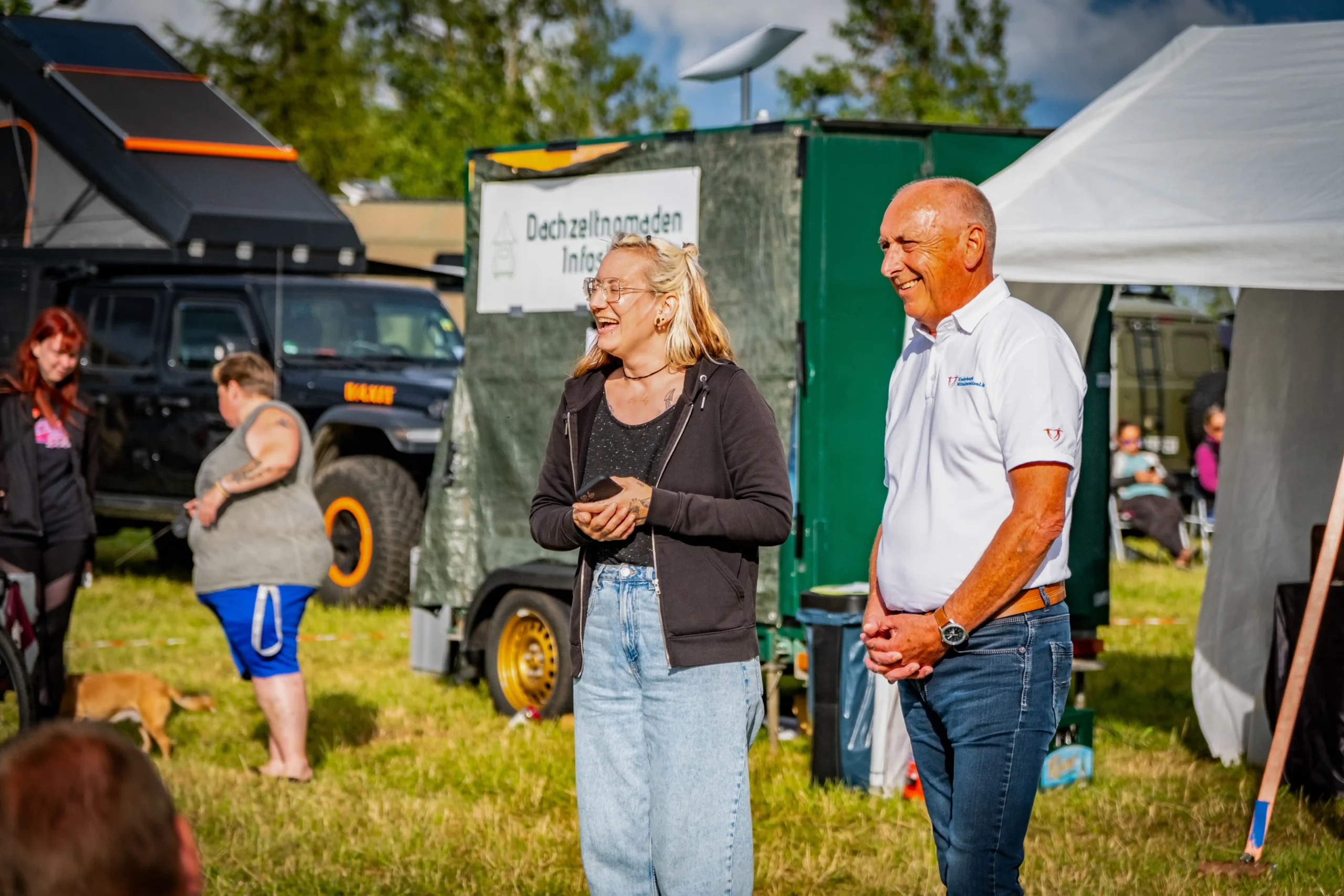 DACHZELT CAMP Thüringen Spendenaktion