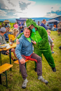 dachzelt camp thueringen dino bilder 