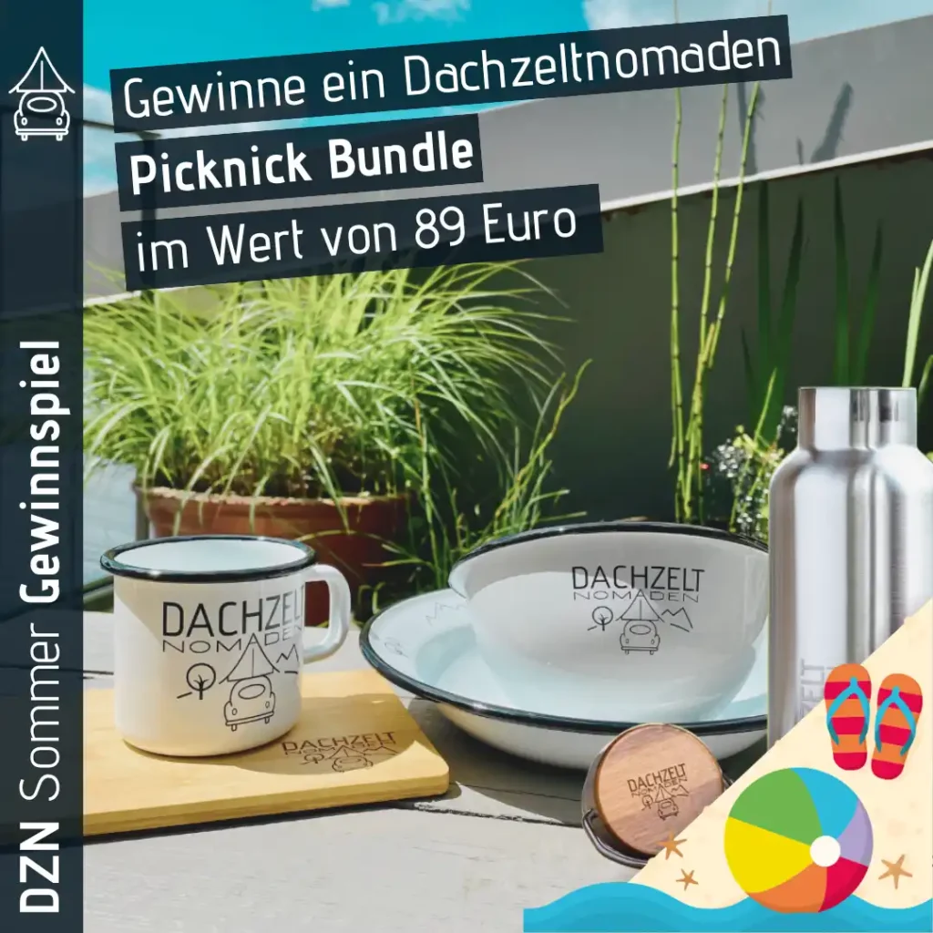 Dachzeltnomaden Sommer Gewinnspiel DZN Picknick-Bundle gewinnen