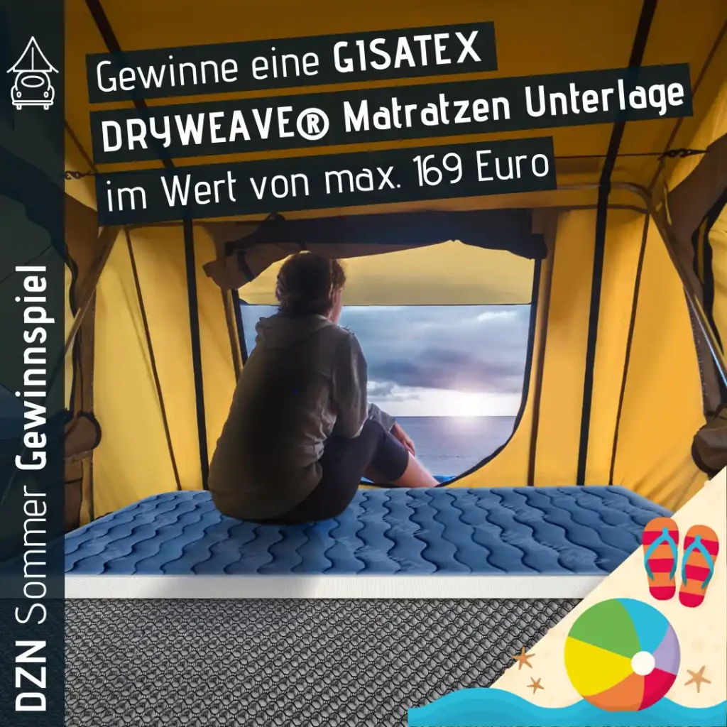 Dachzeltnomaden Sommer Gewinnspiel Gisatex