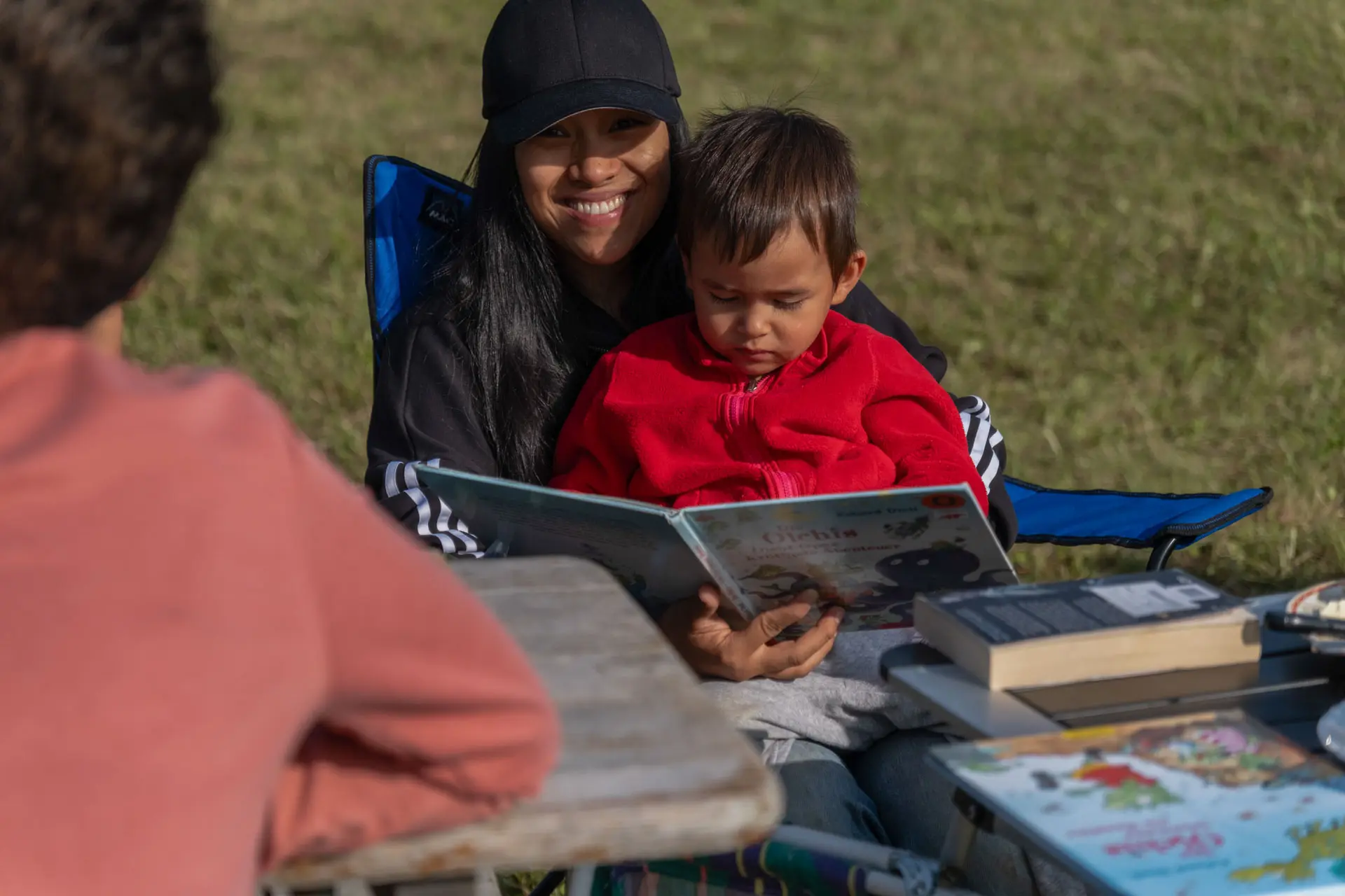 DACHZELT CAMP Bayern 2024 Feuertonnen fruehstueck