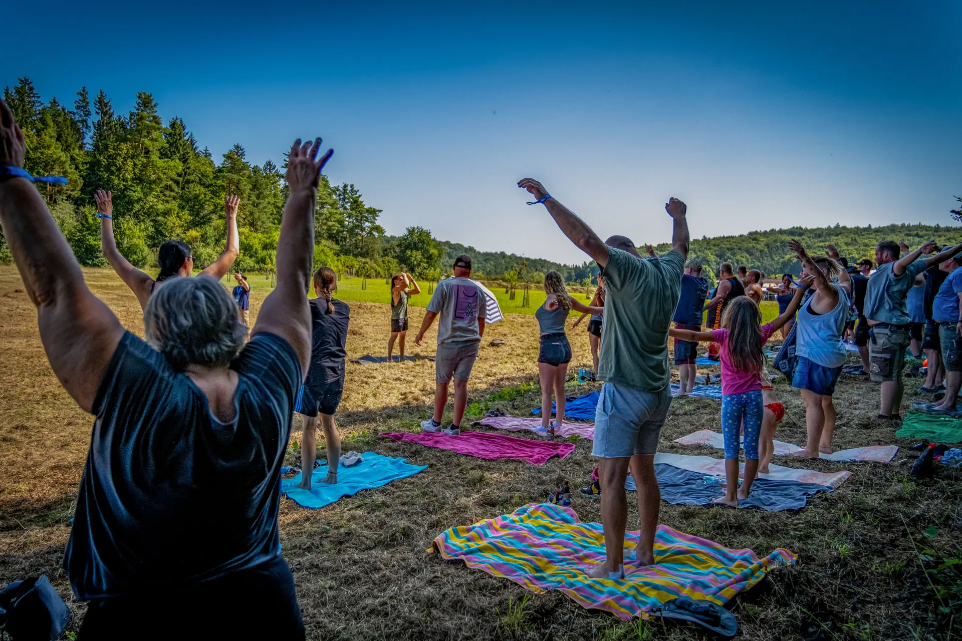 DACHZELT CAMP Bayern 2024 Workshops & Aktion