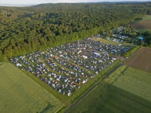 DACHZELT FESTIVAL 2024 - Drohne: Camp von oben