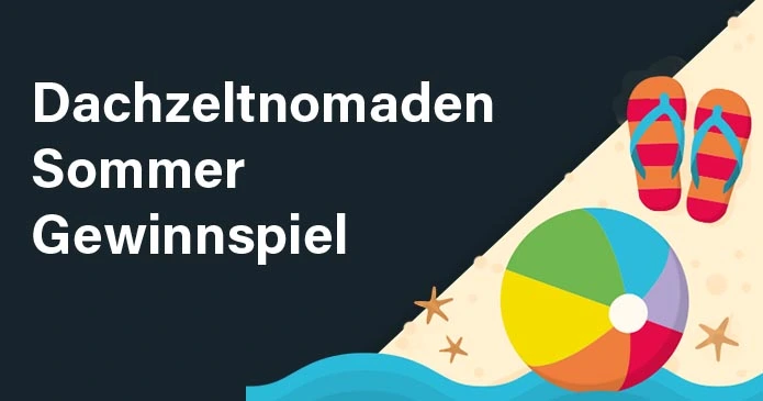 Teaser Dachzeltnomaden Sommer Gewinnspiel