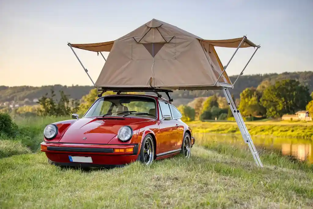 dachzelt kleinwagen Klappdachzelt Trophy Pioneer Sportwagen