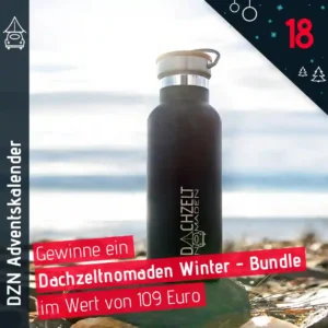 Dachzeltnomaden Adventskalender Türchen 18 Dachzeltnomaden Winter-Bundle Thermosflasche gewinnen