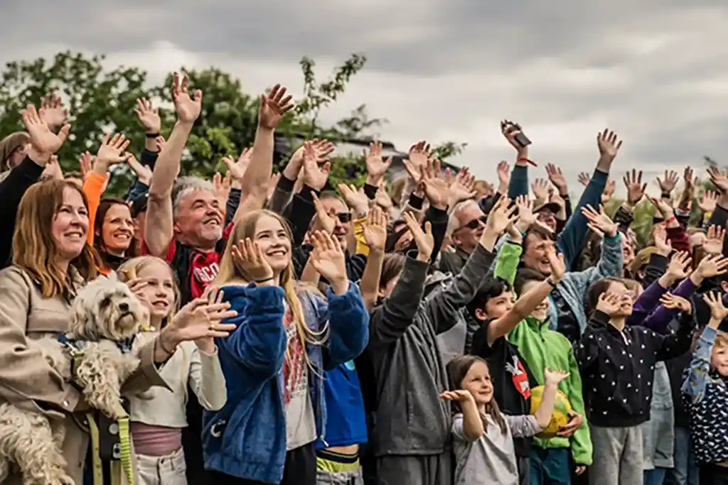 Menschen glücklich spirit Community