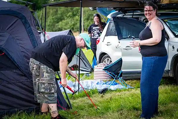 DACHZELT CAMP Thüringen Camp