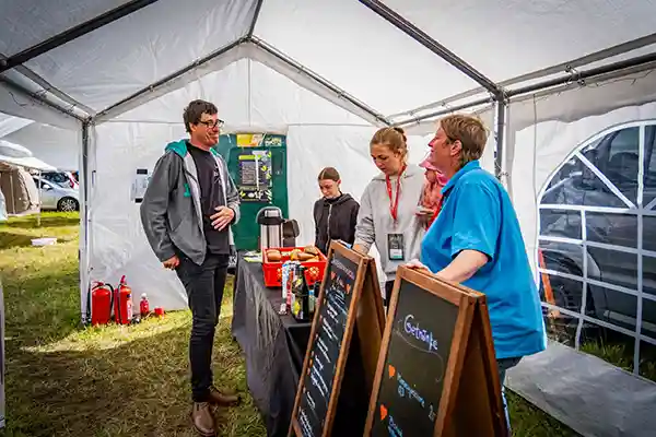 DACHZELT CAMP Thüringen Food