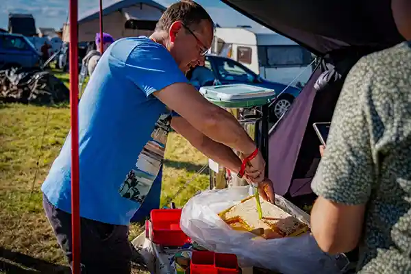 DACHZELT CAMP Thüringen Food