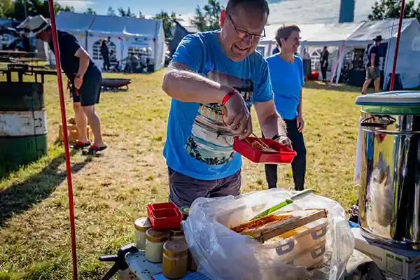 DACHZELT CAMP Thüringen Food