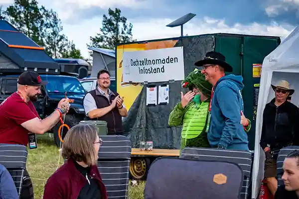 DACHZELT CAMP Thüringen Spendenaktion