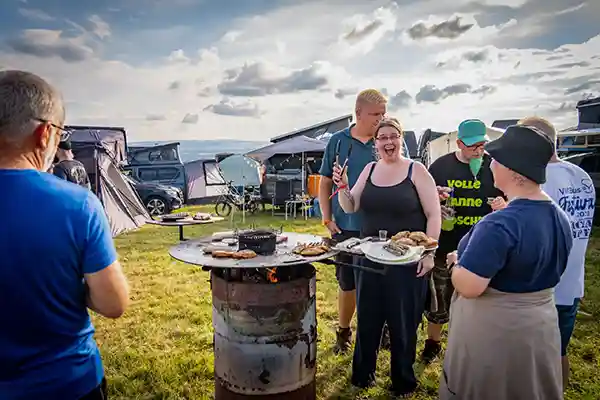 DACHZELT CAMP Thüringen Food