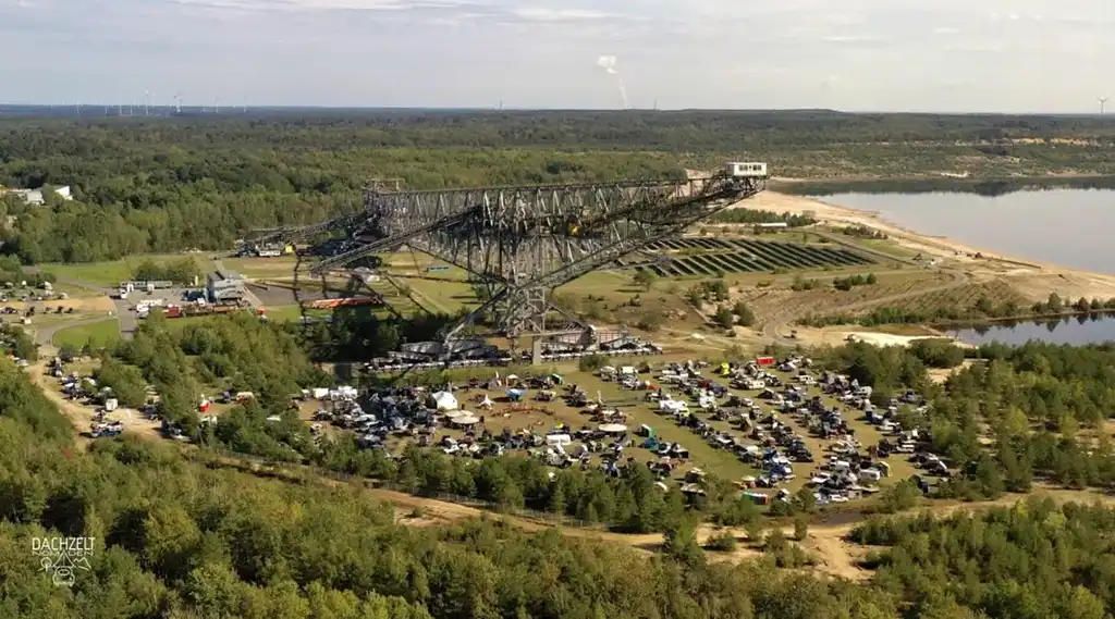 DACHZELT FESTIVAL 2022 Luftaufnahme