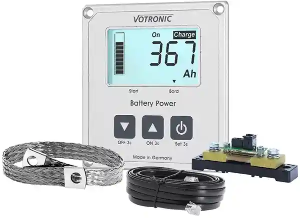 VOTRONIC 1266 LCD-Batterie-Computer 200 S Smart-Shunt und Masseband