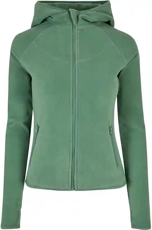 Outdoor Kleidung Fleece-Jacke Damen grün