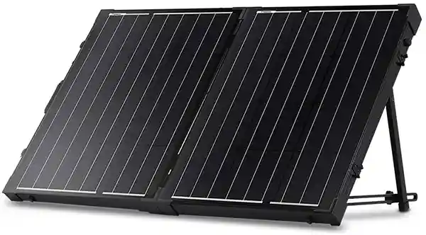 Renogy 12V Solarkoffer 2 x 50W (Ohne Laderegler)Solar Modul Zelle 100W Solarpanel Wohnmobil Solarmodul Solarzelle Camping Garten mit schwarzem Rahmen