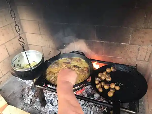 schwenkgrill und grillrost