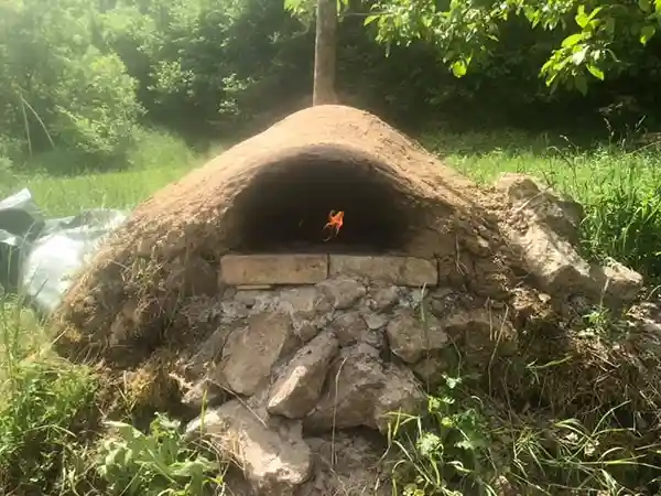 Lehmofen kochen unterwegs backen auf reisen