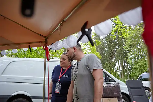 Michaels Mercedes Benz Kombi mit Dachzelt