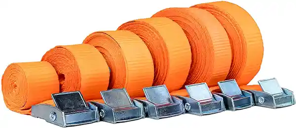 Zuggurte zur ladesicherung orange