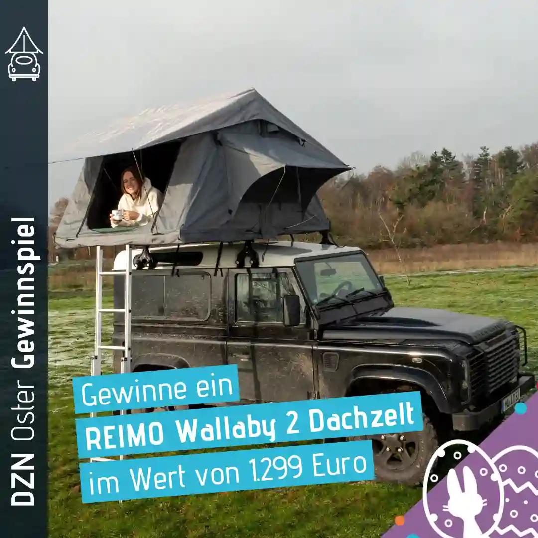 Dachzeltnomaden Ostergewinnspiel Osterei 9 REIMO Dachzelt