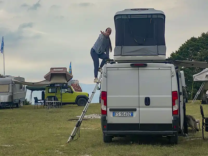 DACHZELT CAMP Italia Forte Leone Anreise