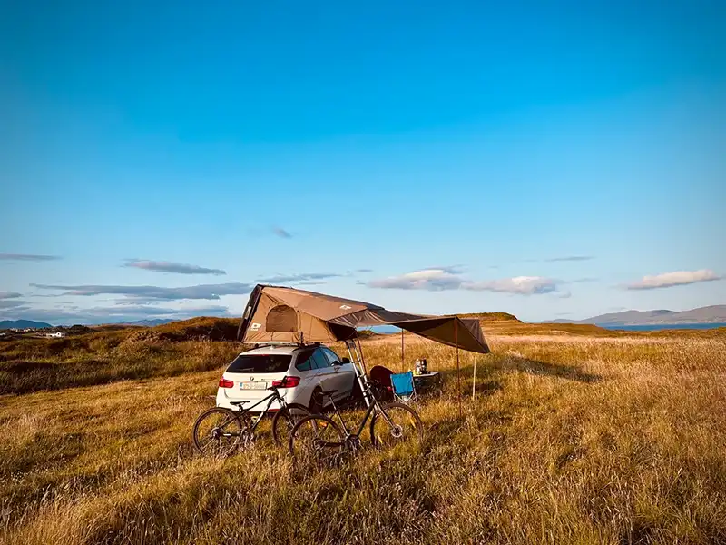 femkesrooftoptent Khosi ABS 150 + Vorzelt