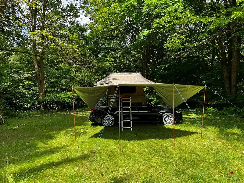 femkesrooftoptent Khosi Family 190 + Vorzelt