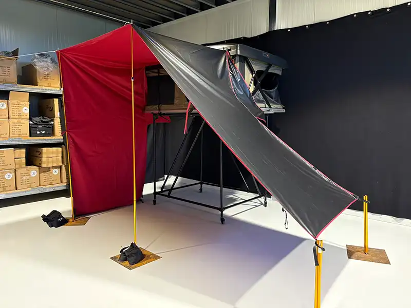 femkesrooftoptent Lifun + Wizzard Markise