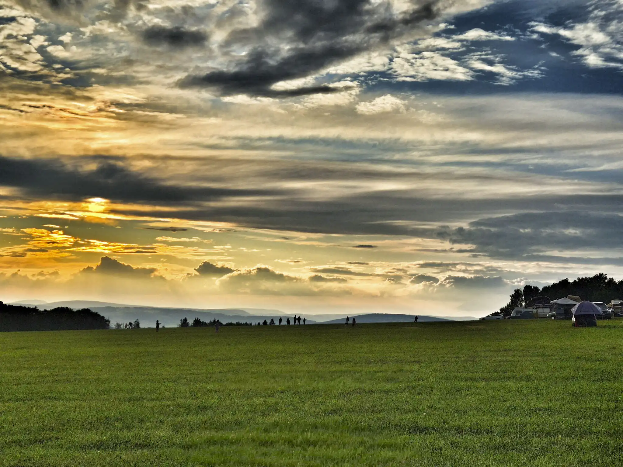 DACHZELT Sommer CAMP 2025 Aussicht