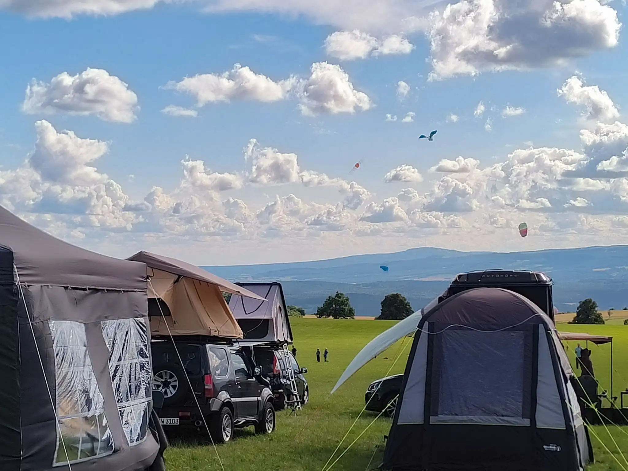 DACHZELT Sommer CAMP 2025 Aussicht