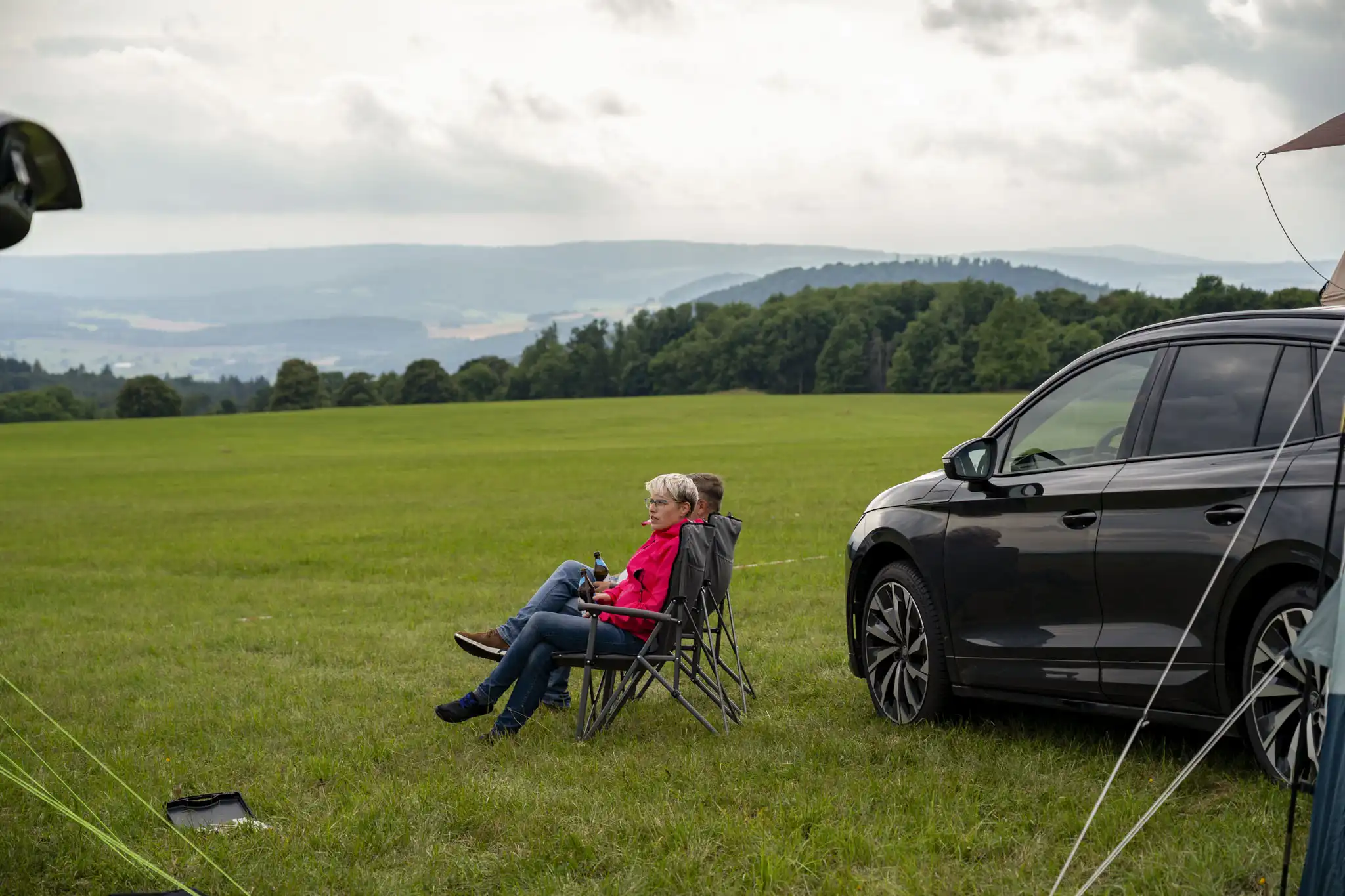 DACHZELT Sommer CAMP 2025 Aussicht