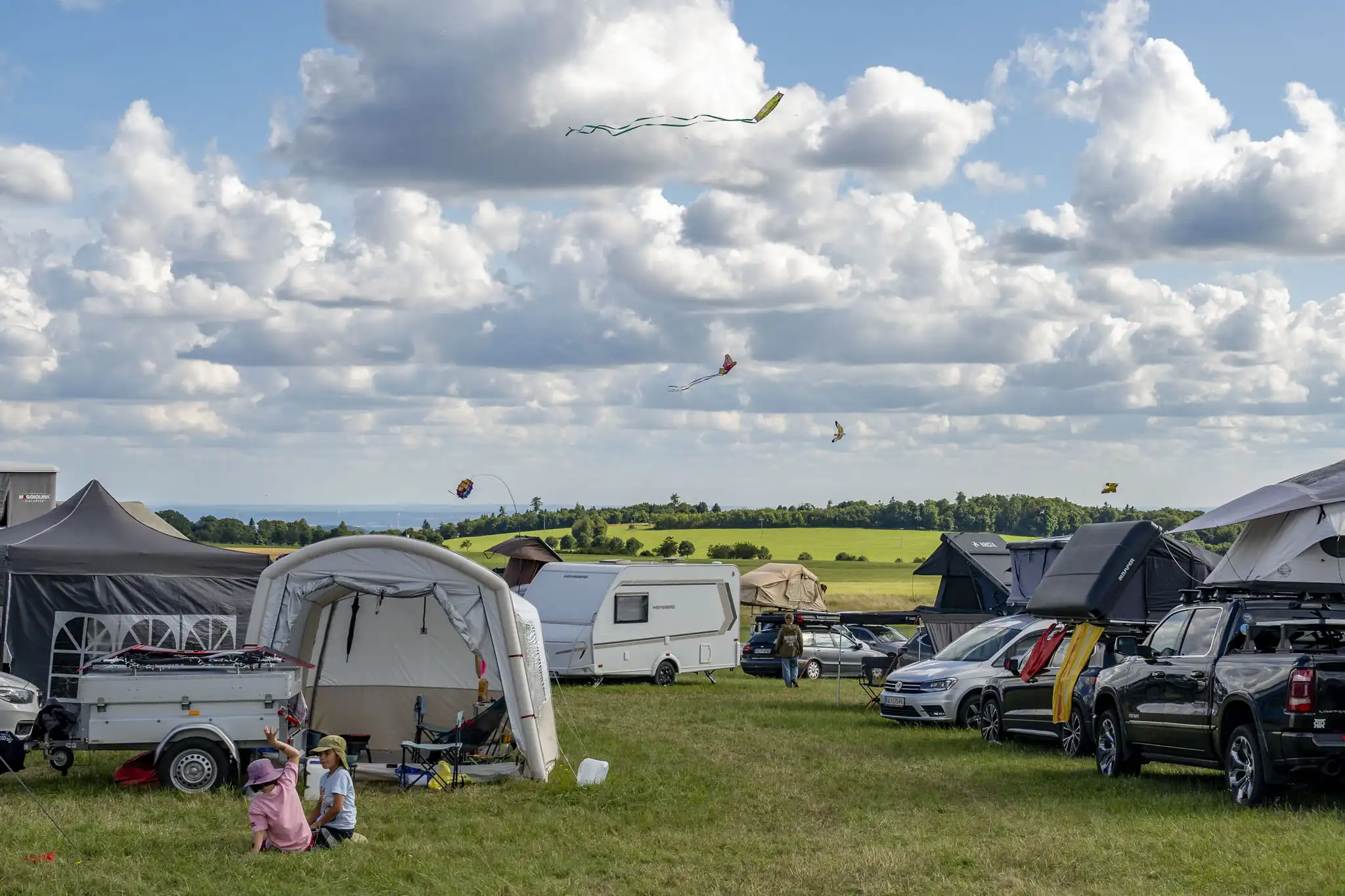 DACHZELT Sommer CAMP 2025 Drachen steigen