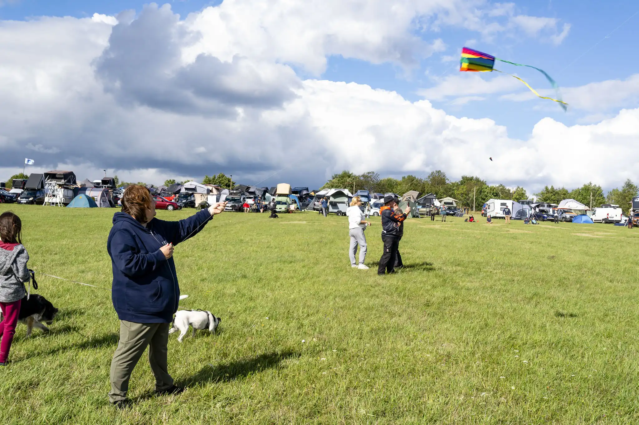 DACHZELT Sommer CAMP 2025 Drachen steigen