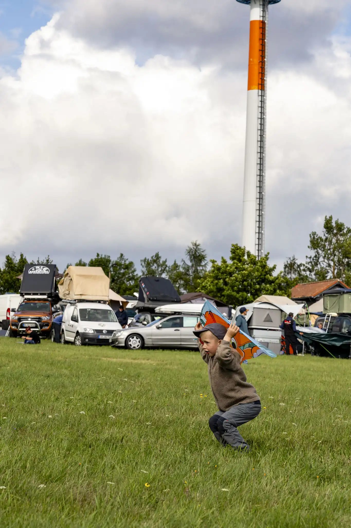 DACHZELT Sommer CAMP 2025 Drachen steigen
