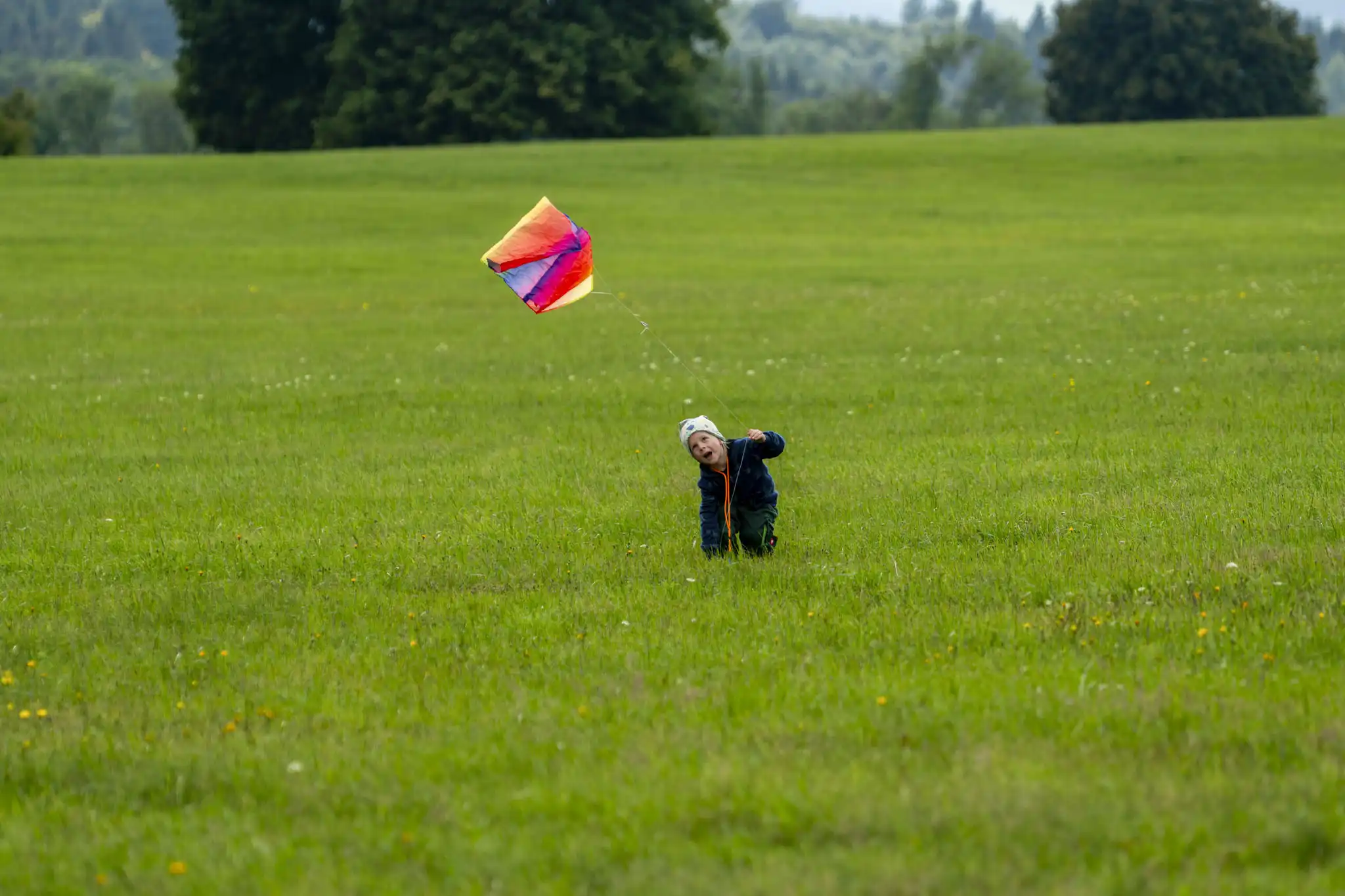 DACHZELT Sommer CAMP 2025 Drachen steigen