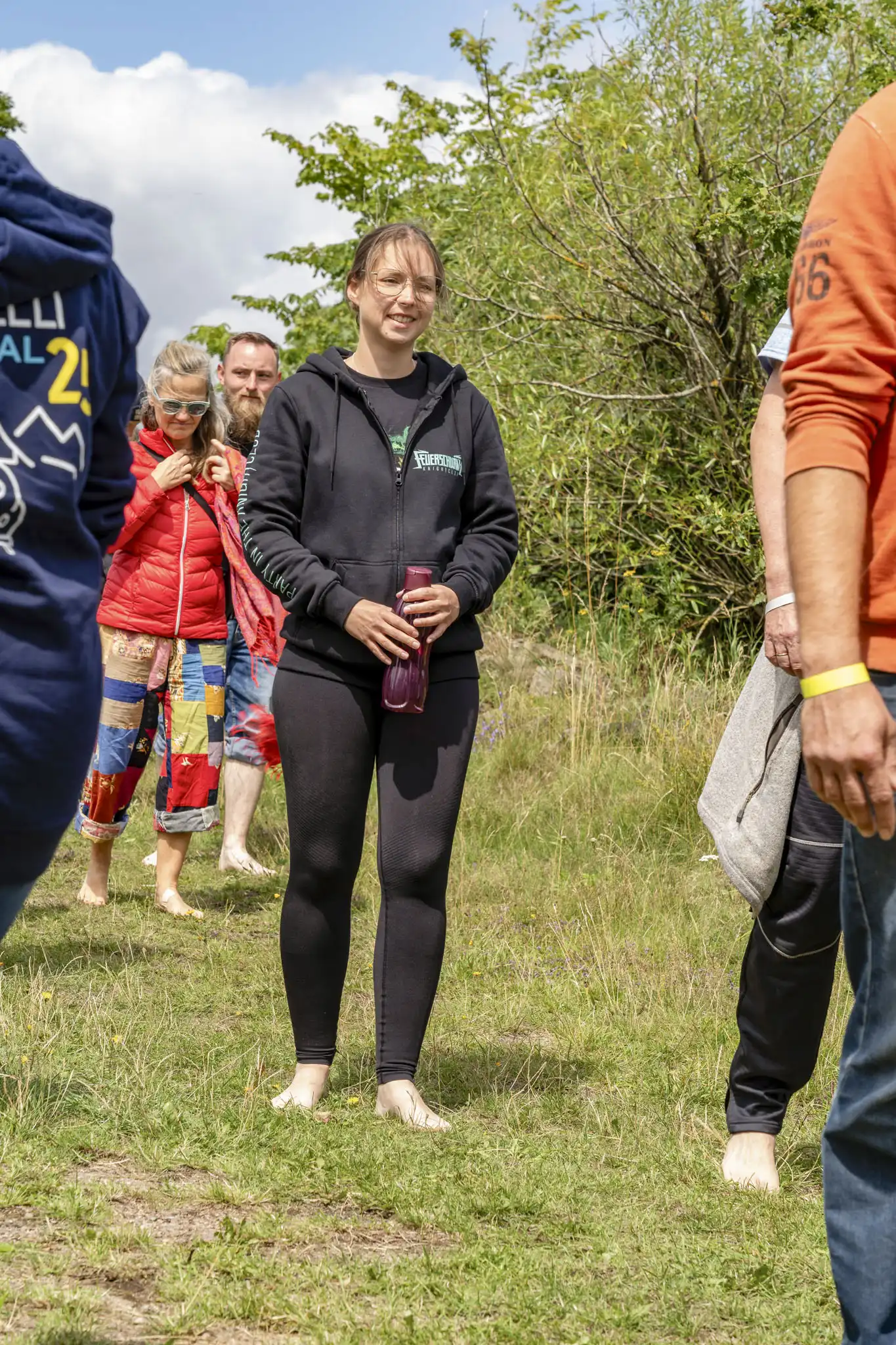DACHZELT Sommer CAMP 2025 Aktivitäten Barfußspaziergang