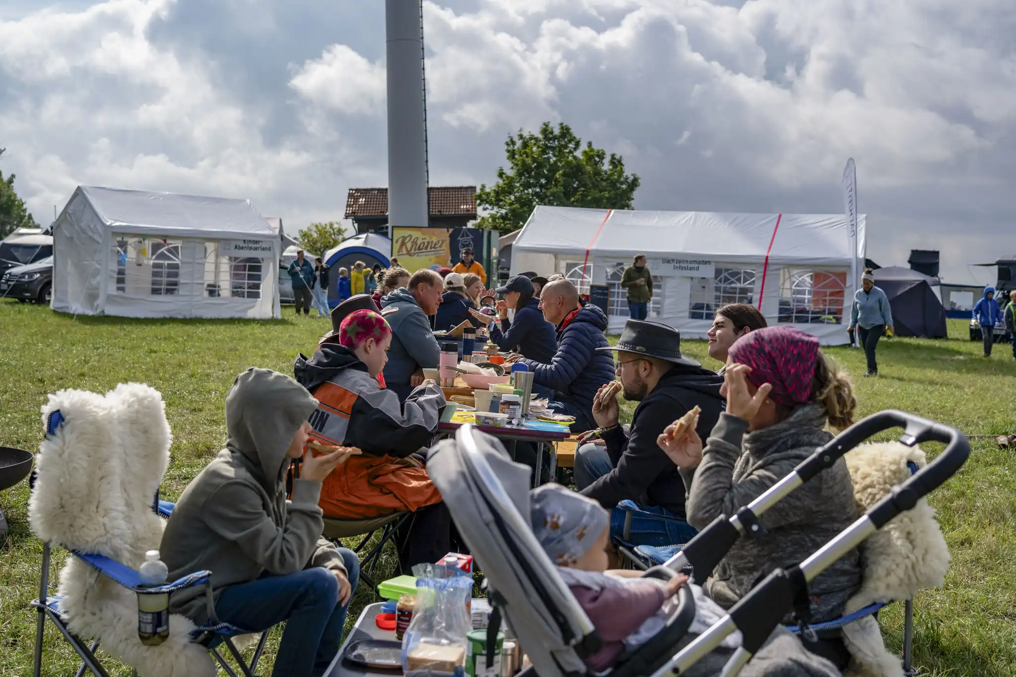 DACHZELT Sommer CAMP 2025 Frühstück