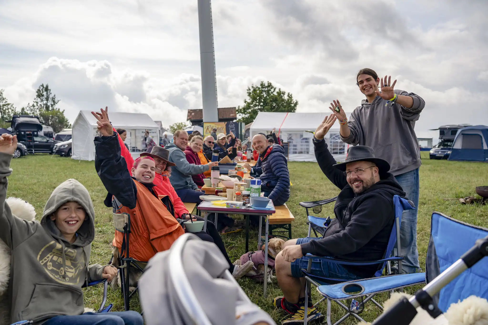 DACHZELT Sommer CAMP 2025 Frühstück