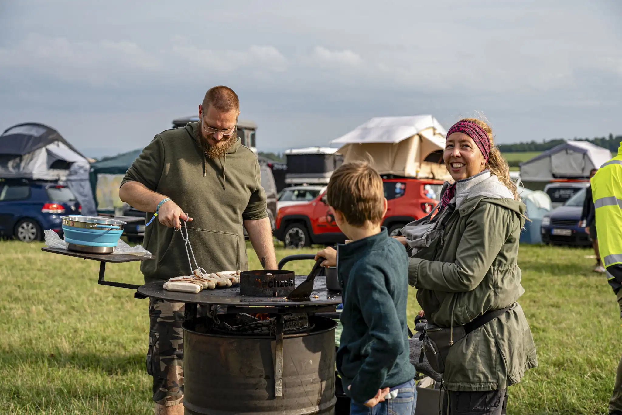 DACHZELT Sommer CAMP 2025 Feuertonnen